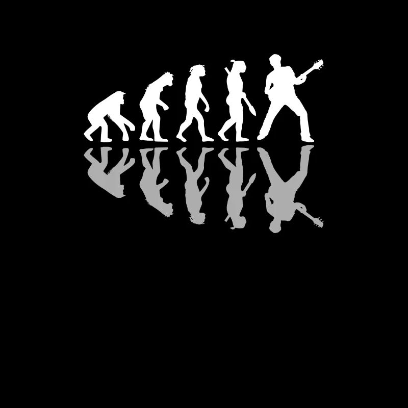 Guitariste Human Evolution Musicien Guitariste