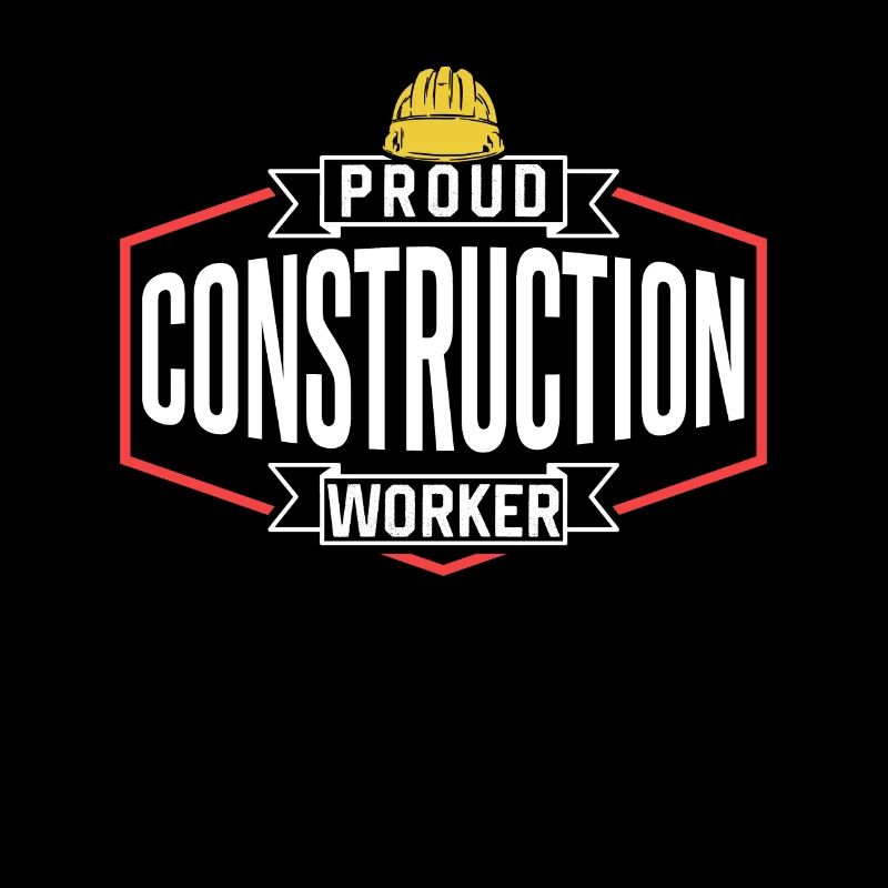 Fier travailleur de la construction Équipe de chantier Travail d’équipe
