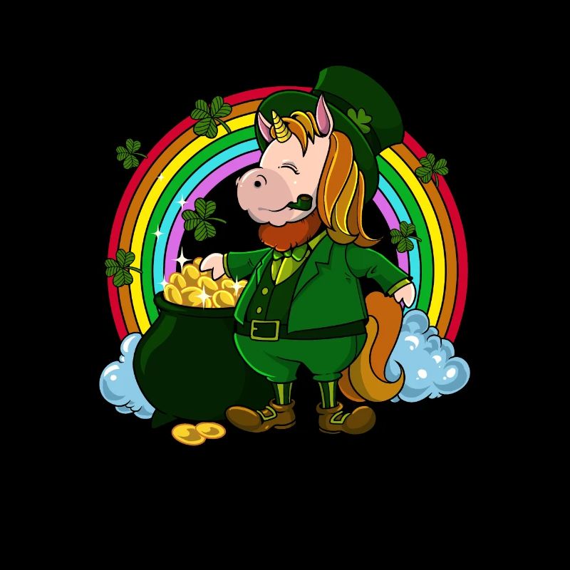 Licorne Leprechaun - Licorne de St Patrick