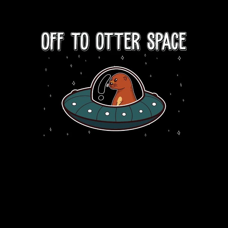Funny Otter Space pun on Otter Space for