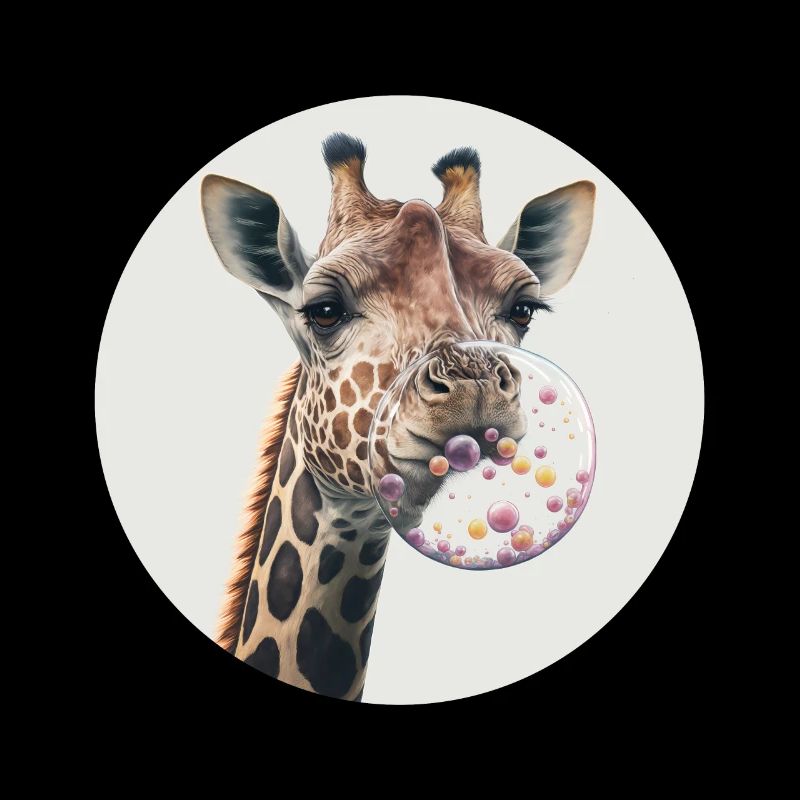 Giraffe Chewing Gum Bladder