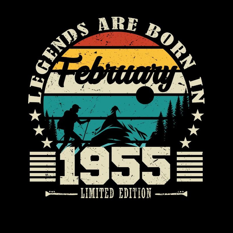 février 1955. Cadeau d'anniversaire février 1955.