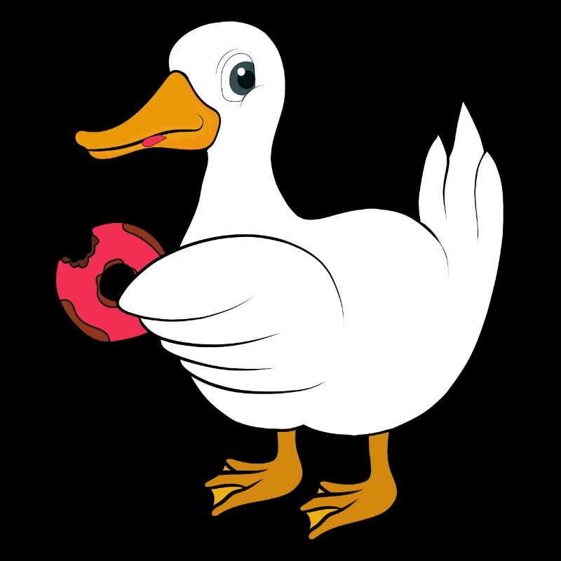 Canard avec beignet