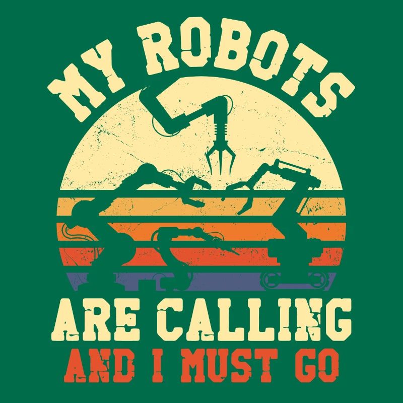 Robot Robotics Engineer Retro