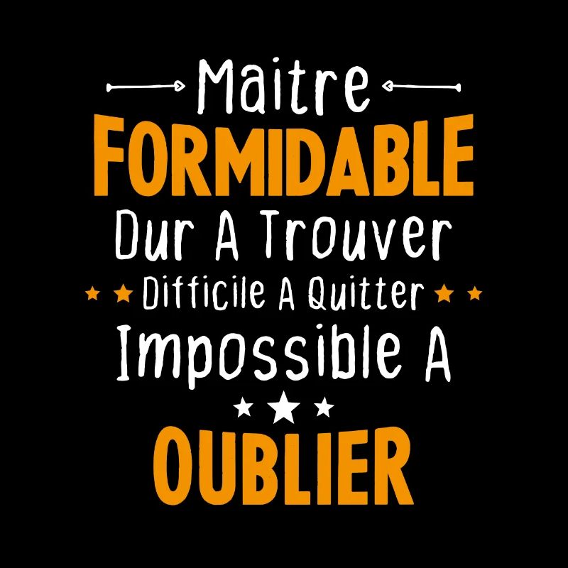 Maître Formidable Idée Cadeau Maître D'école