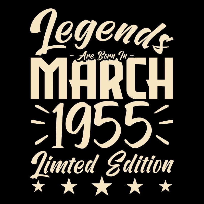 1955 birth. March Birthday Gift