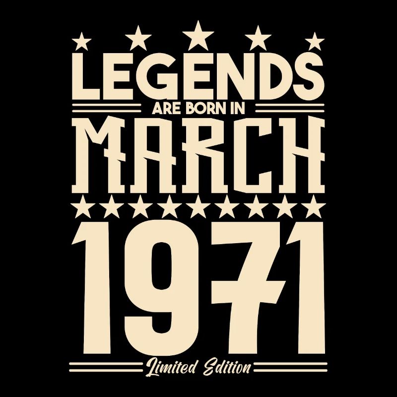 Cadeau Légende mars 1971. cadeau Mars 1971. March.