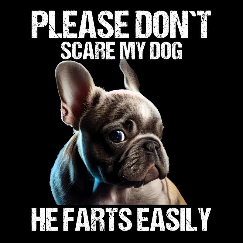 S’il vous plaît, n’effrayez pas mon chien Français Bulldog