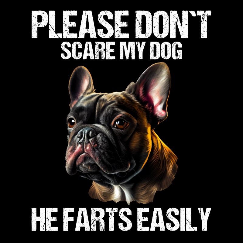 S’il vous plaît, n’effrayez pas mon chien Français Bulldog