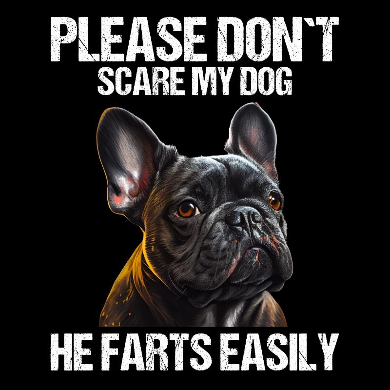 S’il vous plaît, n’effrayez pas mon chien Français Bulldog