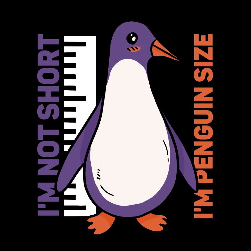 Ich Bin Nicht Klein Ich Bin Pinguingröße Pinguin