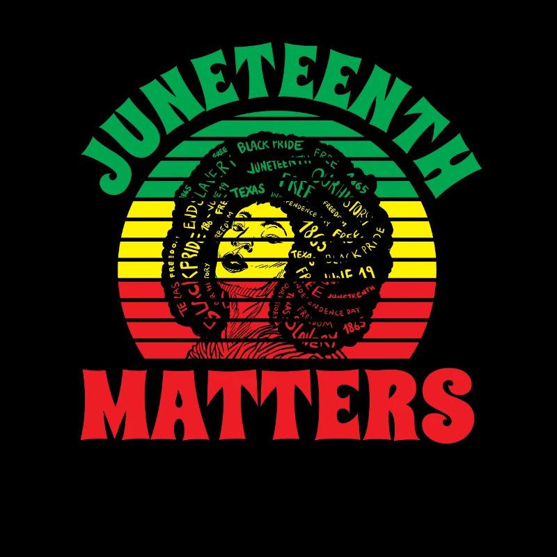Juneteenth Matters 1865 Afro-Américain Noir