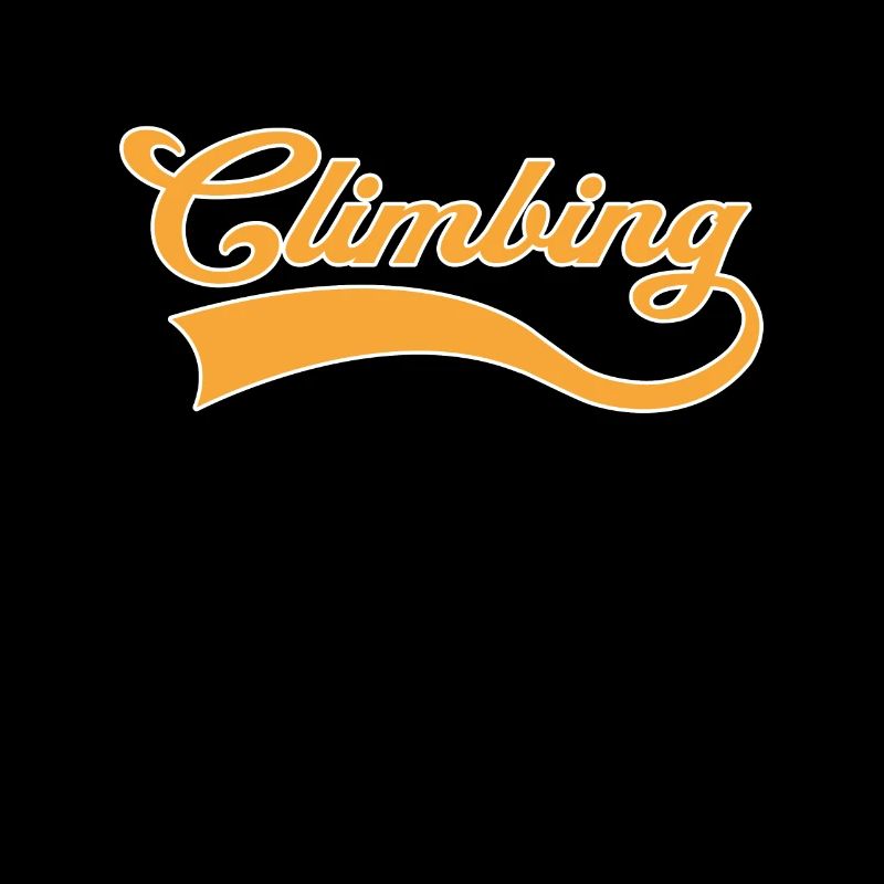 Climbing lettering