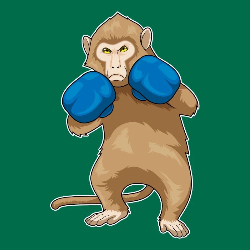 Monkey Boxer Gants de boxe Boxe Boxe