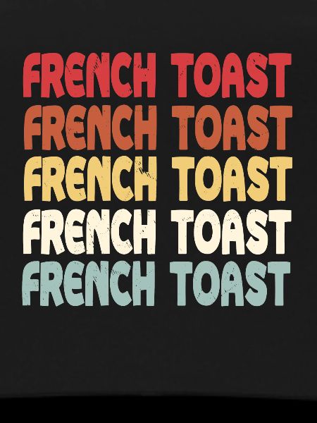 French Toast lettering