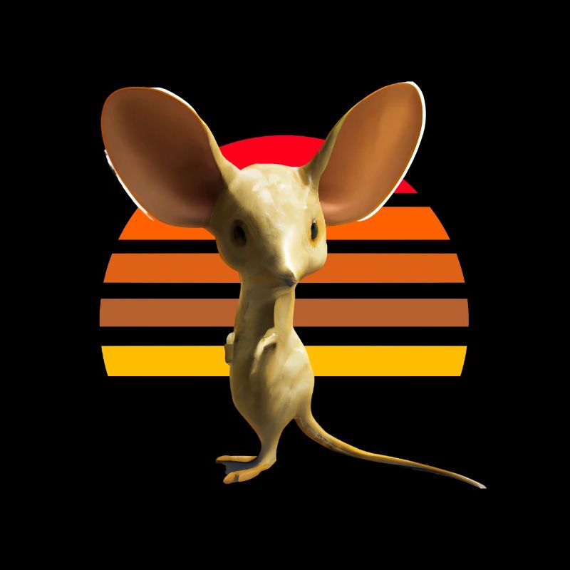 Cute long-eared jerboa design