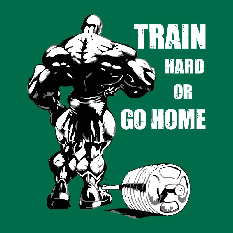 Trainiere hart oder geh nach Hause