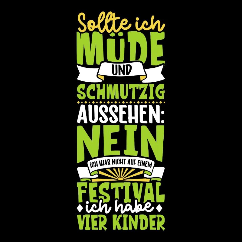 Müde und schmutzig - vier Kinder