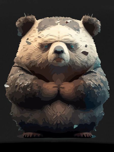 Bako the grumpy bear