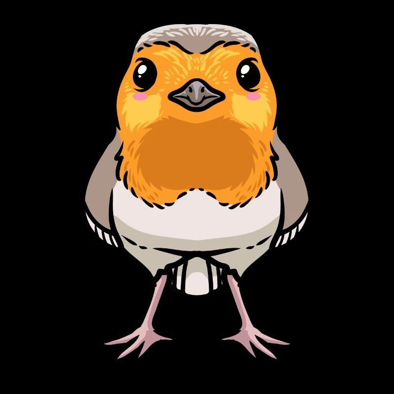 Robin Bird Kawaii Émoticône
