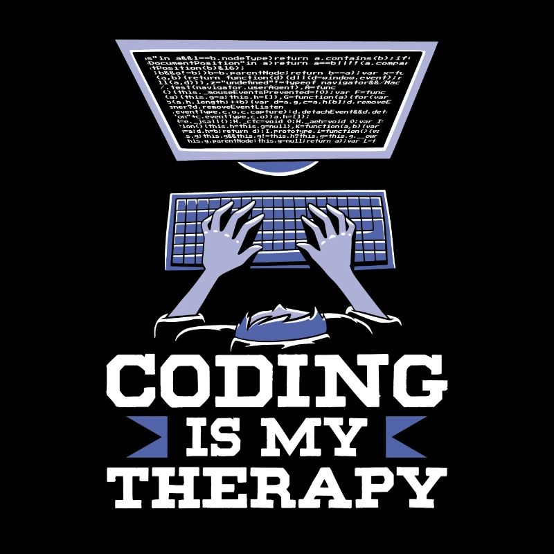 Programmieren Ist Meine Therapie Code Coder Coding