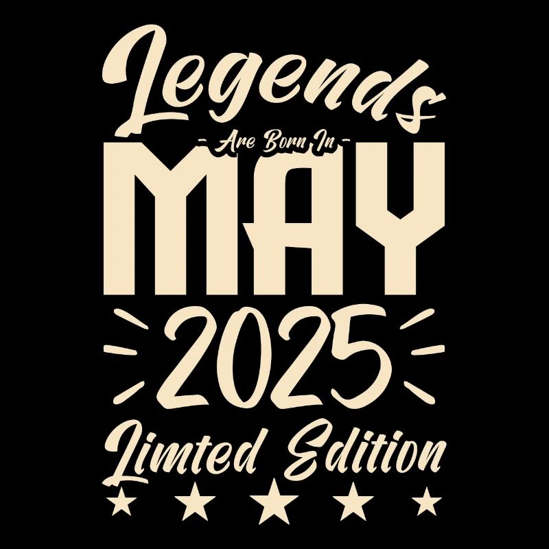 Geboren Mai 2025 Geburtstagsgeschenk 2025.