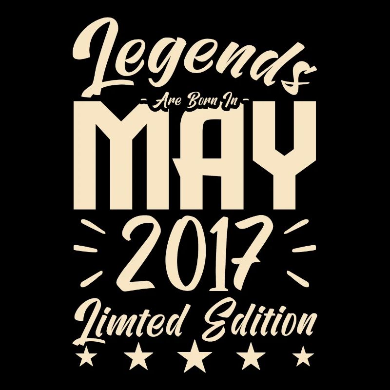 Naissance En mai 2017 Cadeau d'anniversaire 2017.