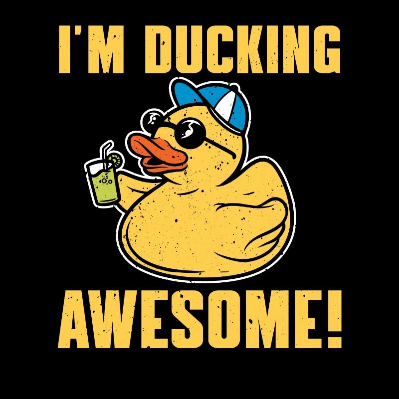 Funny squeaky duck