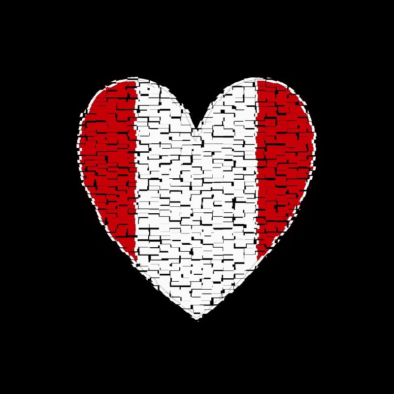Conception d’art coeur du Pérou