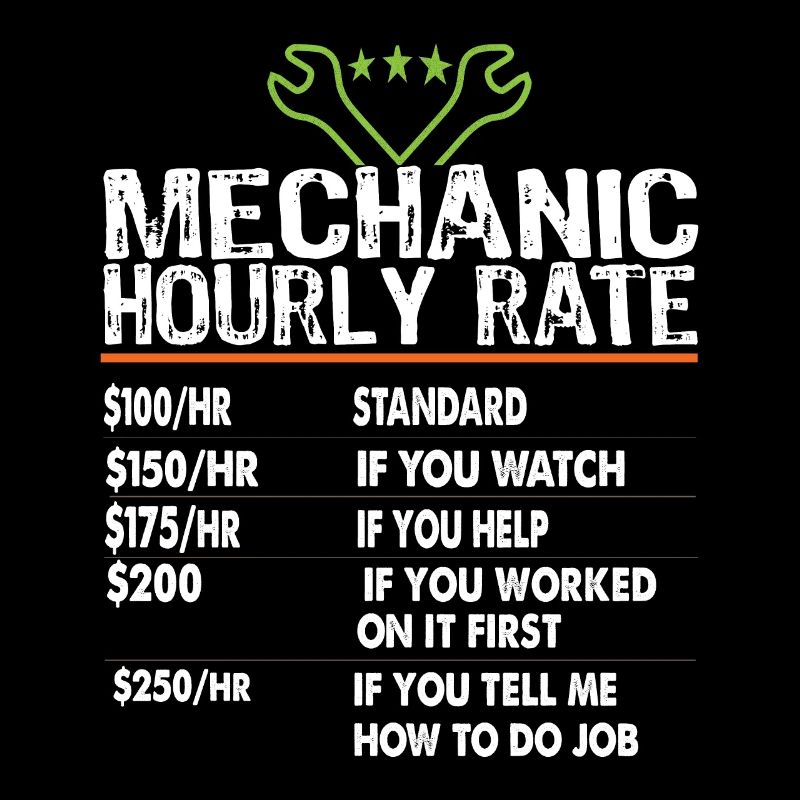 Mechanic hourly rate Mechanic worker Labor Rates