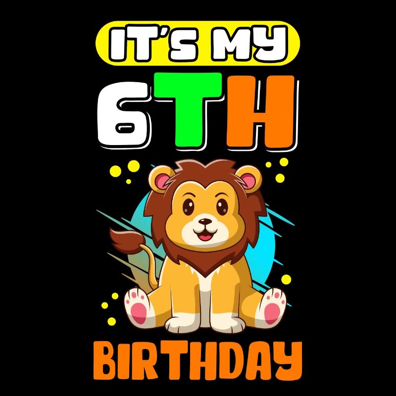 6. Geburtstag 6 Jahre alt Geschenkidee Geschenk