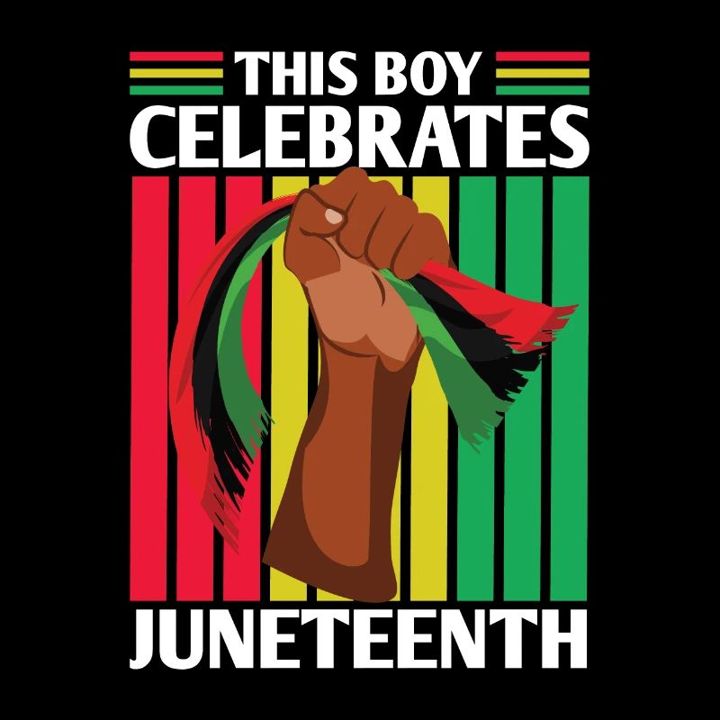 Dieser Junge Feiert Den Juneteenth 1865 Black