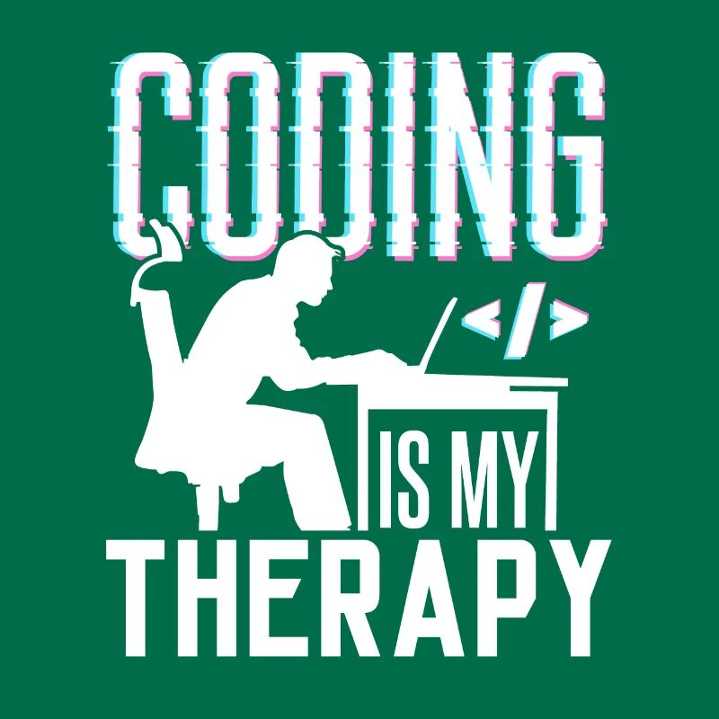 Programmieren Ist Meine Therapie Code Coder Coding