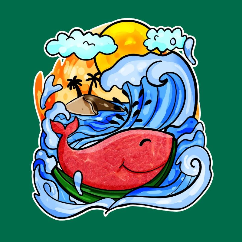 Baleine pastèque