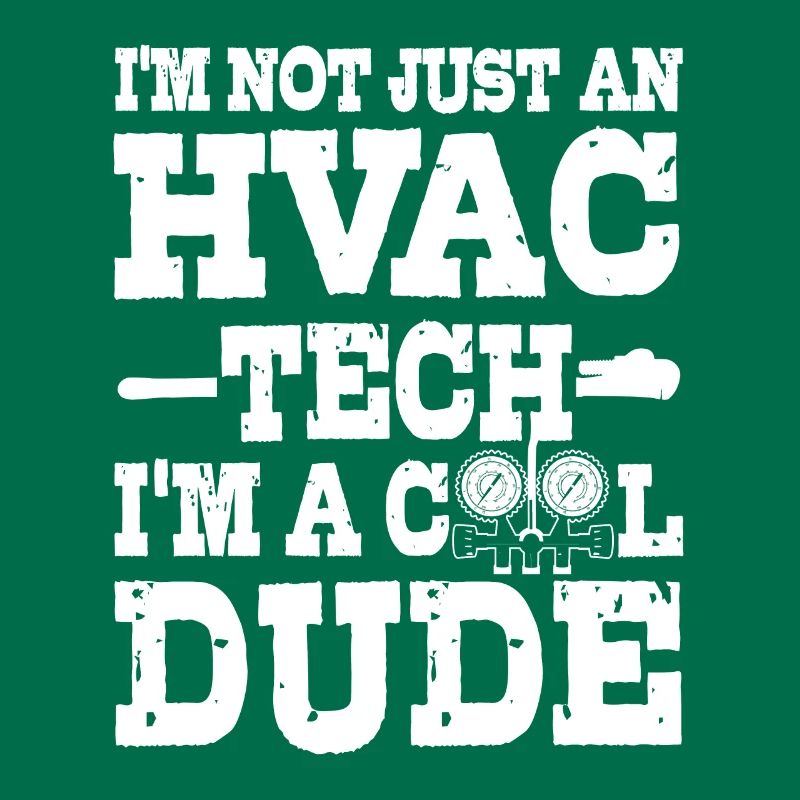 Drôle de technicien en CVC robe Hvac tech cool guy