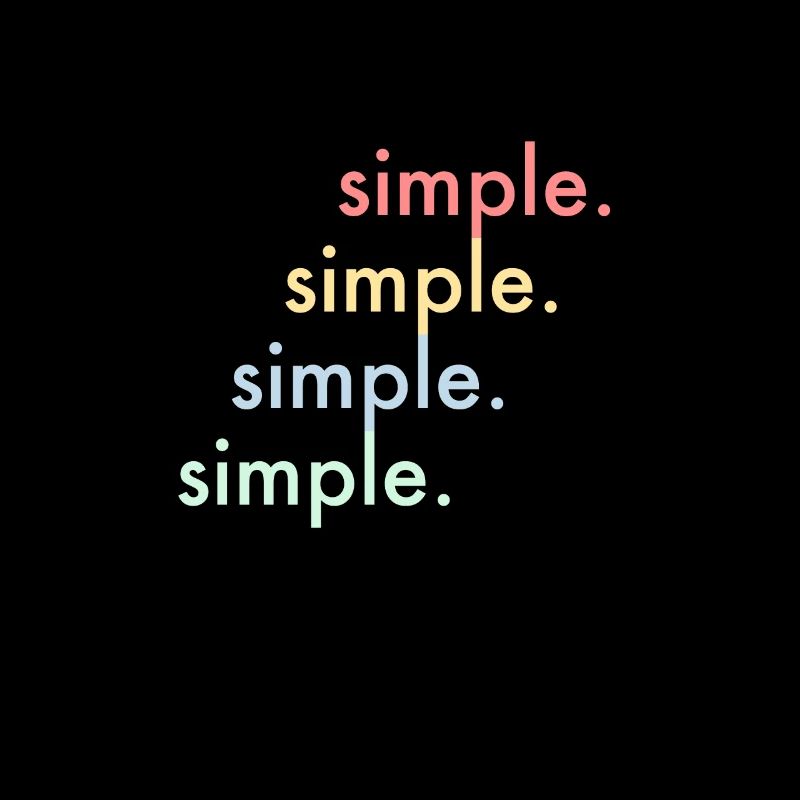 Conception de chemise simple - Simple