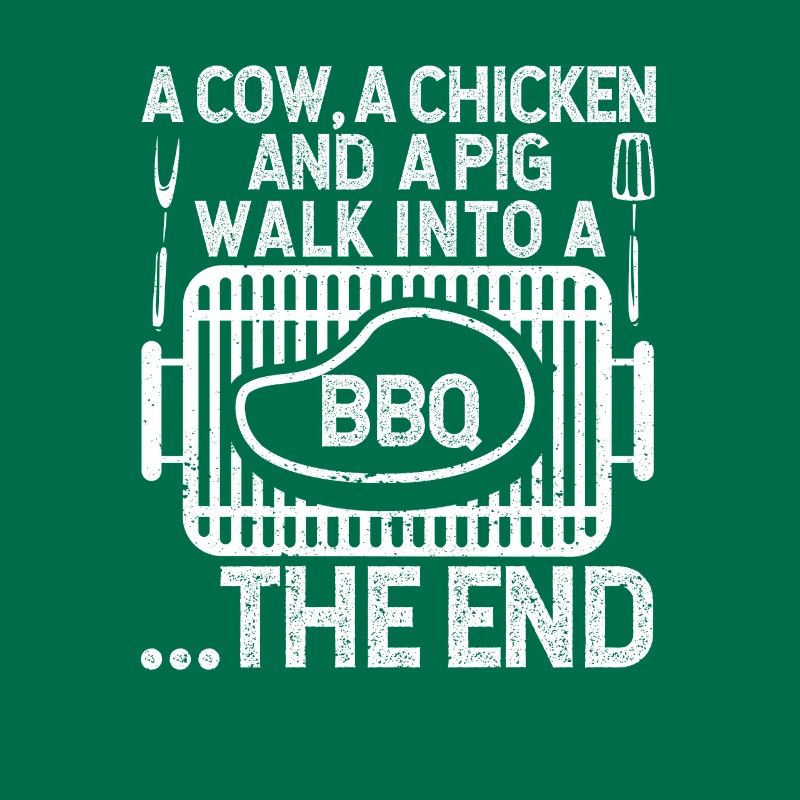 Eine Kuh, ein Huhn und ein Schwein gehen in einen