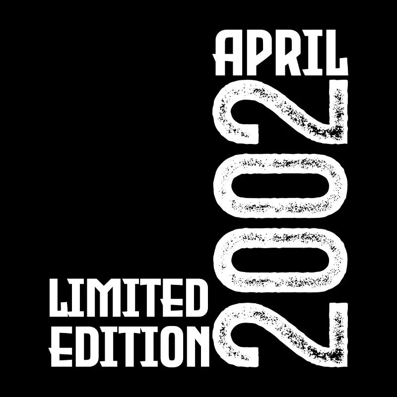 Gift April 2002. Anniversary April 2002. April.