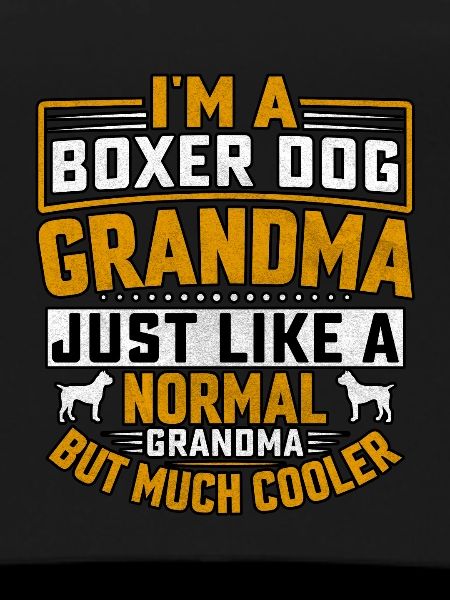 Boxer Dog Grand-mère