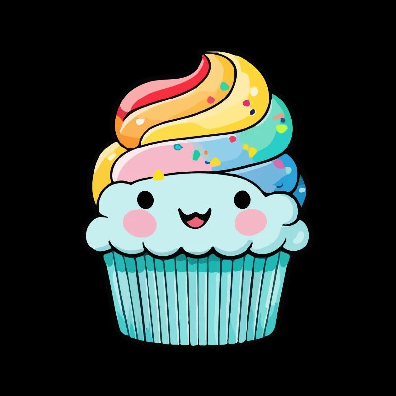 Cupcake Comic Muffin Cake