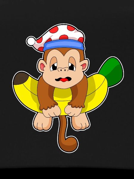 Monkey Sleeping Night Hat