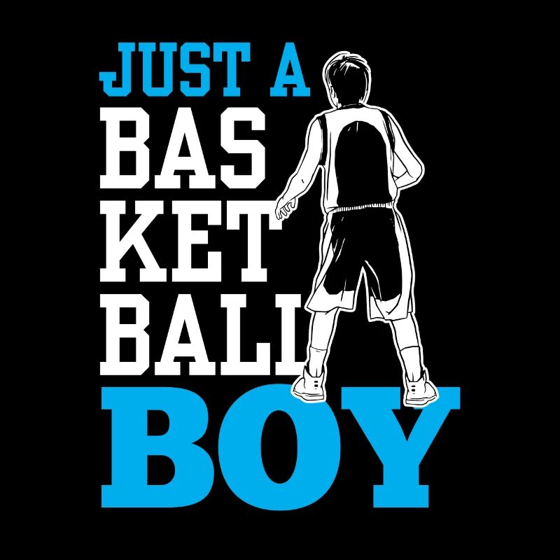 Une seule équipe de basket-ball jeune basketteur