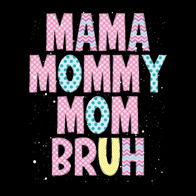 Mots mignons de maman en rose