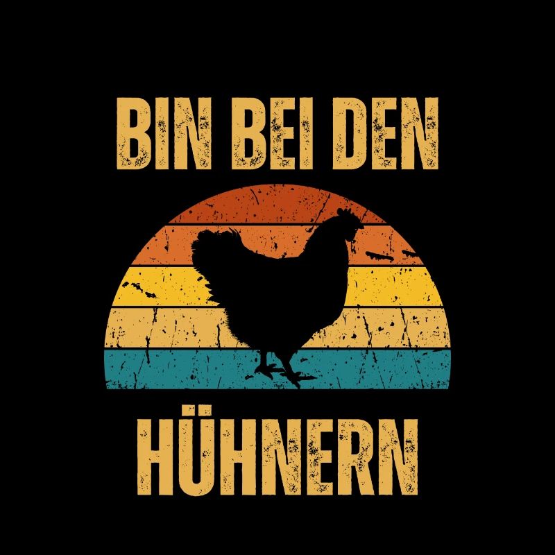 bin bei den Hühnern