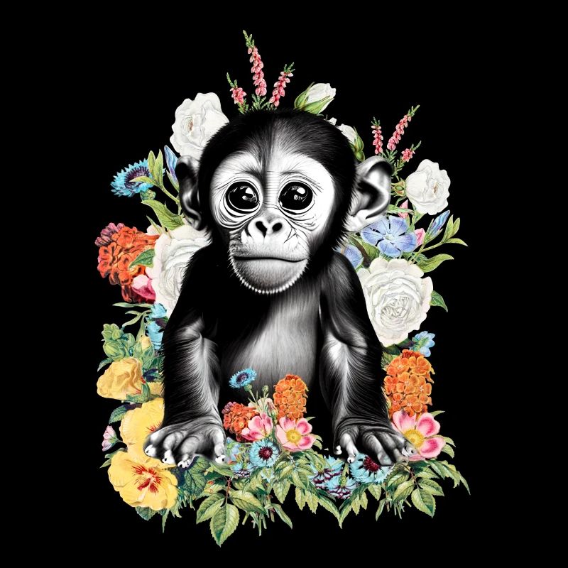 Affe Blumen