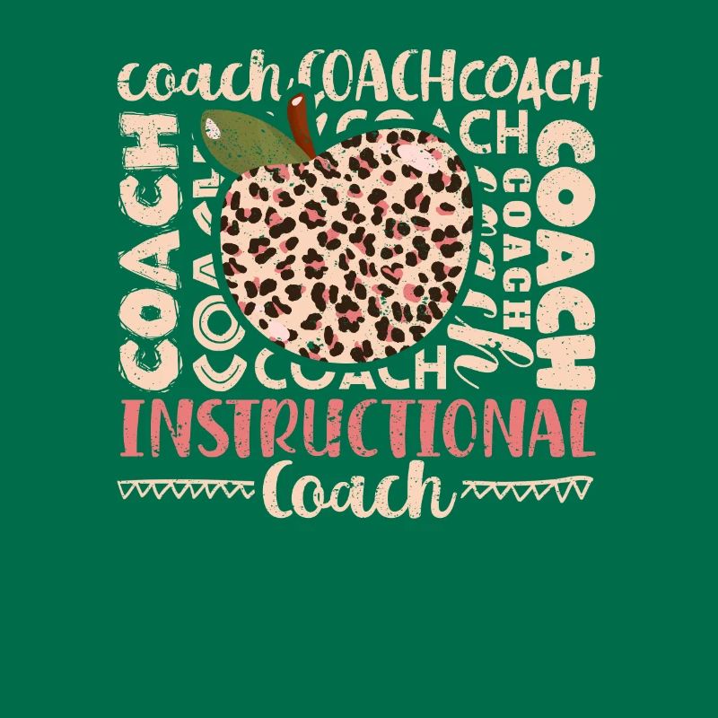 Bleached Leopard Teaching Trainer Typography Teacher