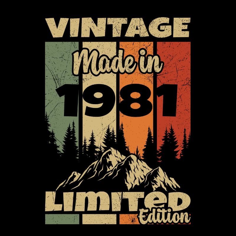 1981 Vintage Original 1981 Geburtstagsgeschenk
