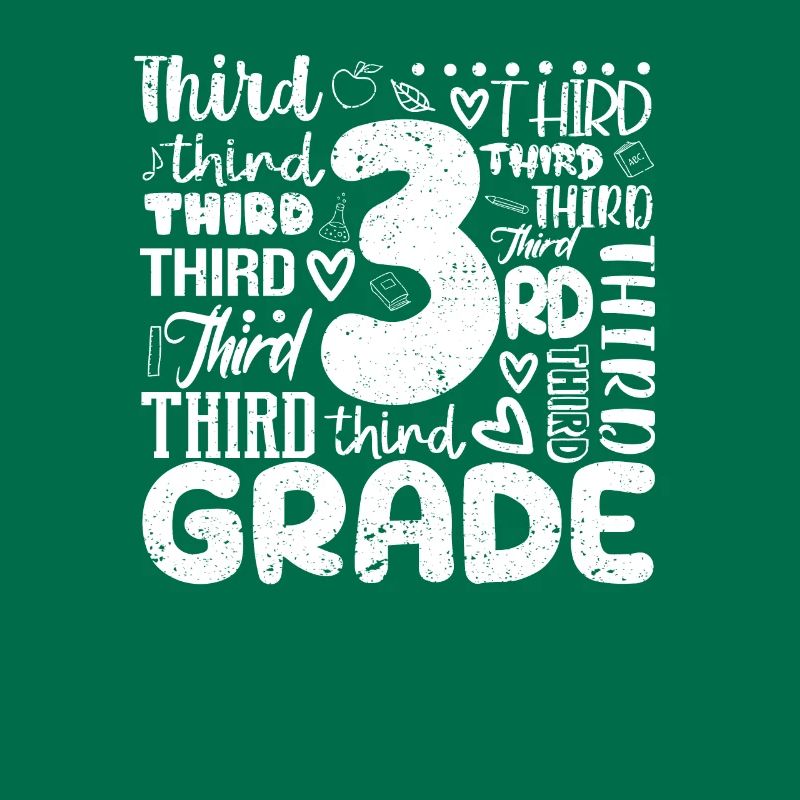 Tie Dye 3rd Class Typography Team Third Class