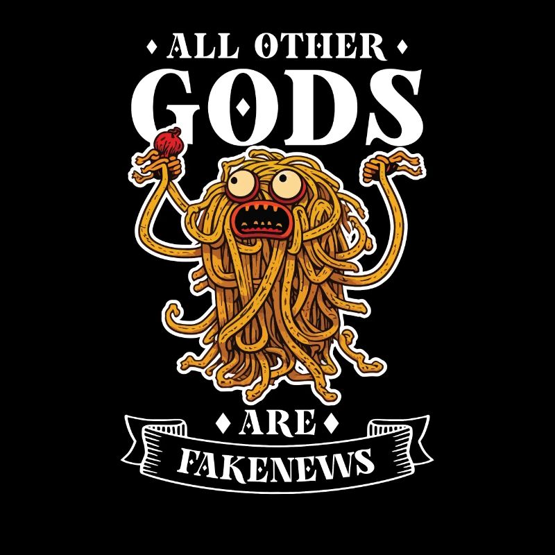Atheistic Atheism Flying Spaghetti