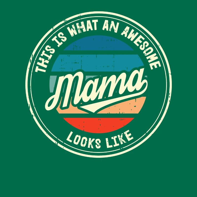 Bester Mama Muttertag Mutter Mom Retro Geschenk